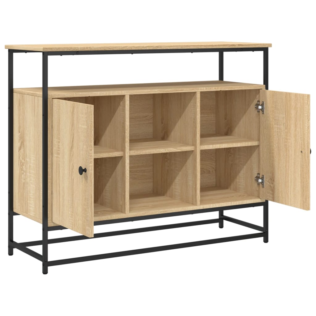 Komoda boja hrasta sonome 100 x 35 x 80 cm konstruirano drvo