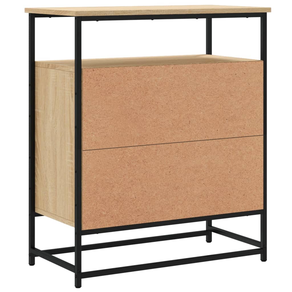 Komoda Sonoma hrast 69x35x80 cm Inženirsko drvo