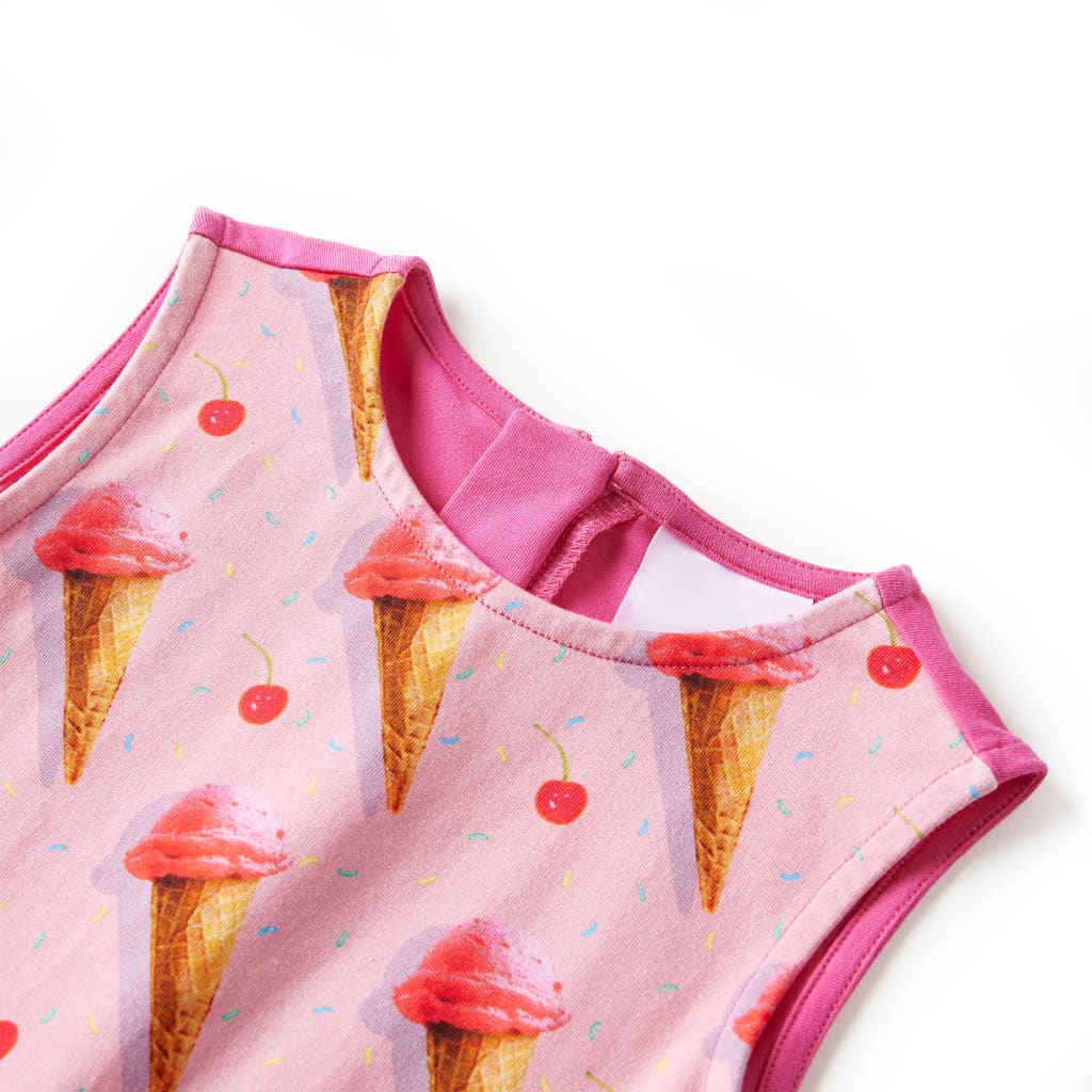 Dječja haljina jarkoružičasta 104