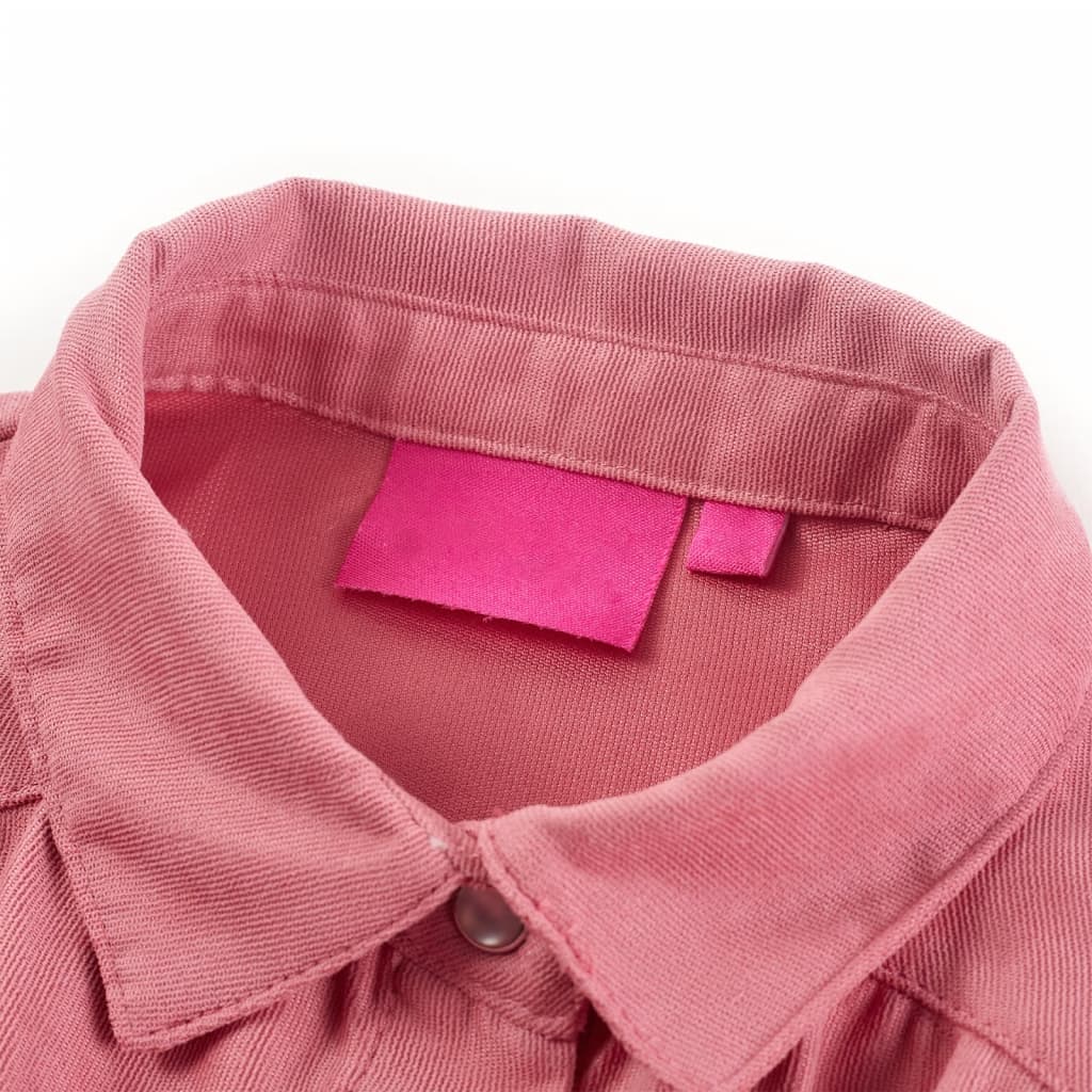 Dječja bluza sa širokim rukavima starinske ružičaste boje 92