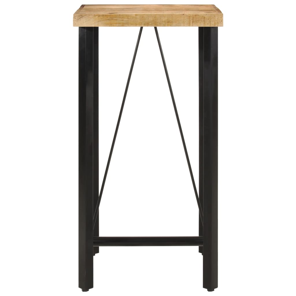 Barski stol 55x55x107 cm masivno drvo manga i željezo