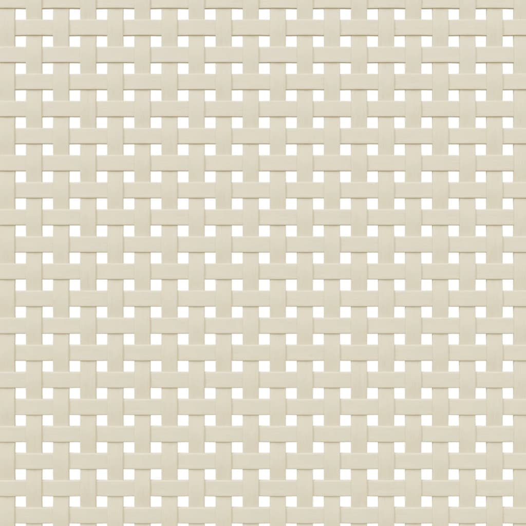 Komoda SENJA bijela izgled ratana 80x40x80 cm masivna borovina