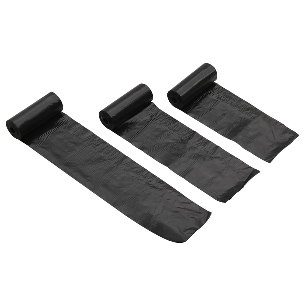 Vrećice za pseći izmet 750 kom crne 30 x 20 cm PE