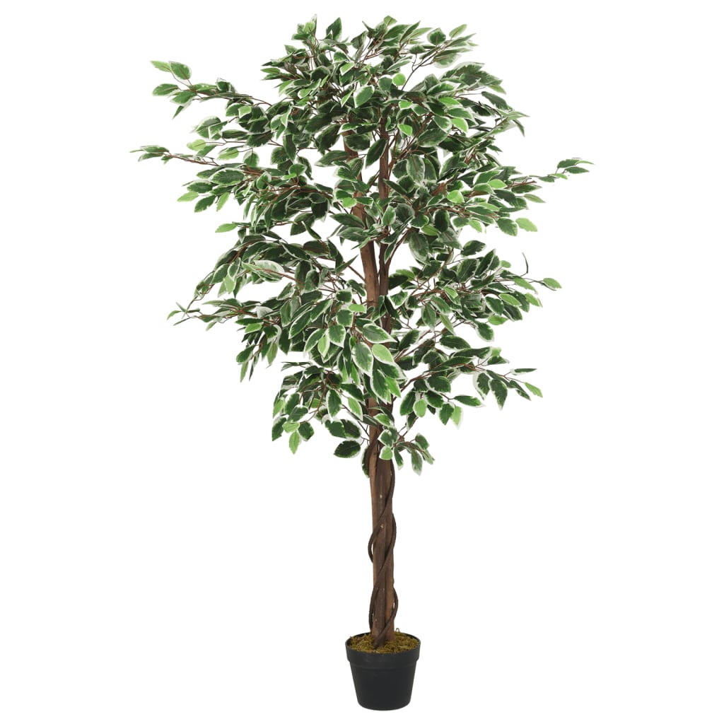 Umjetno stablo fikusa 378 listova 80 cm zeleno