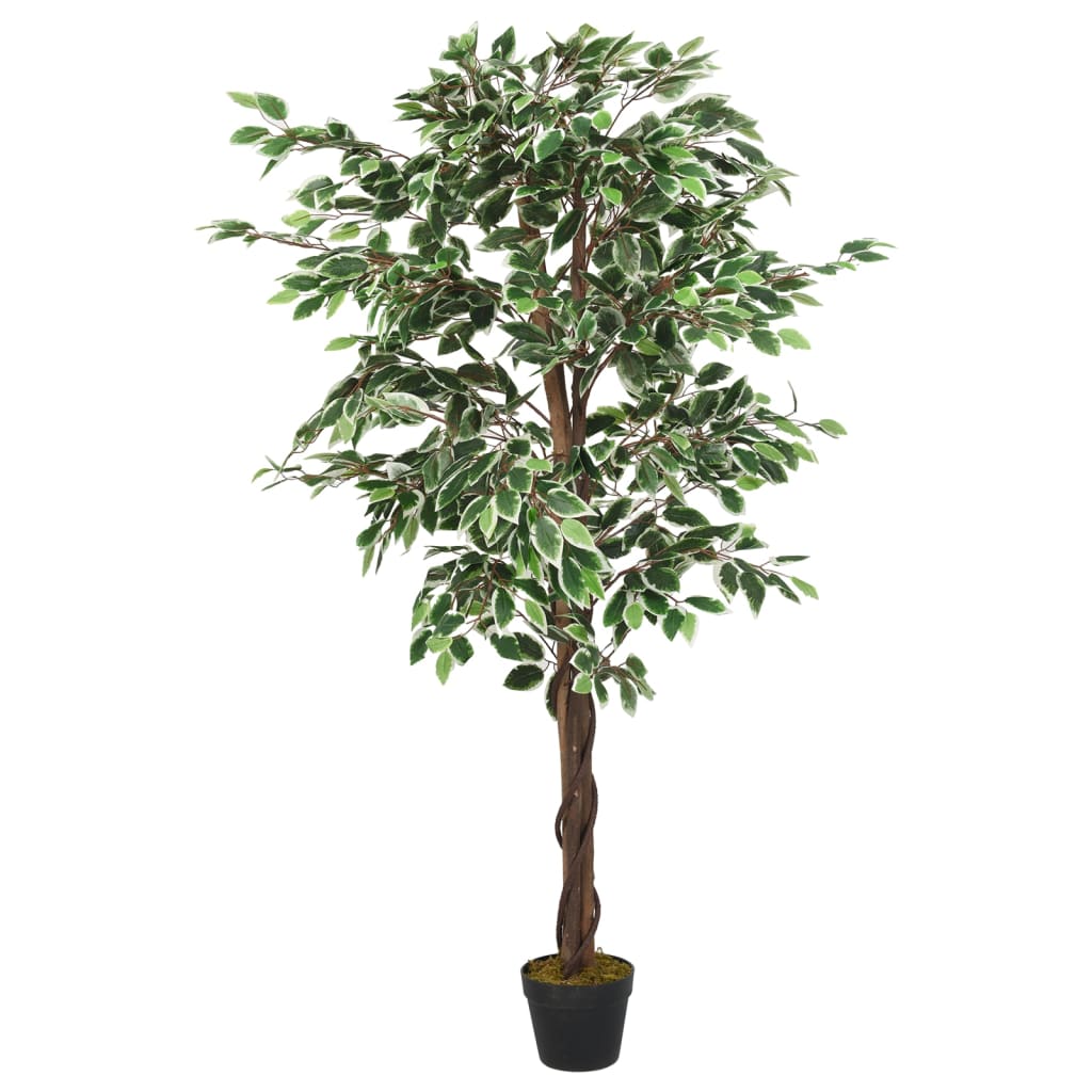 Umjetno stablo fikusa 756 listova 150 cm zeleno