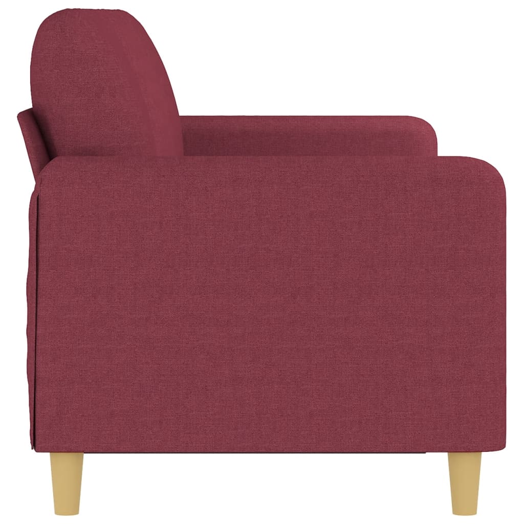 Trosjed od tkanine crvena boja vina 180 cm