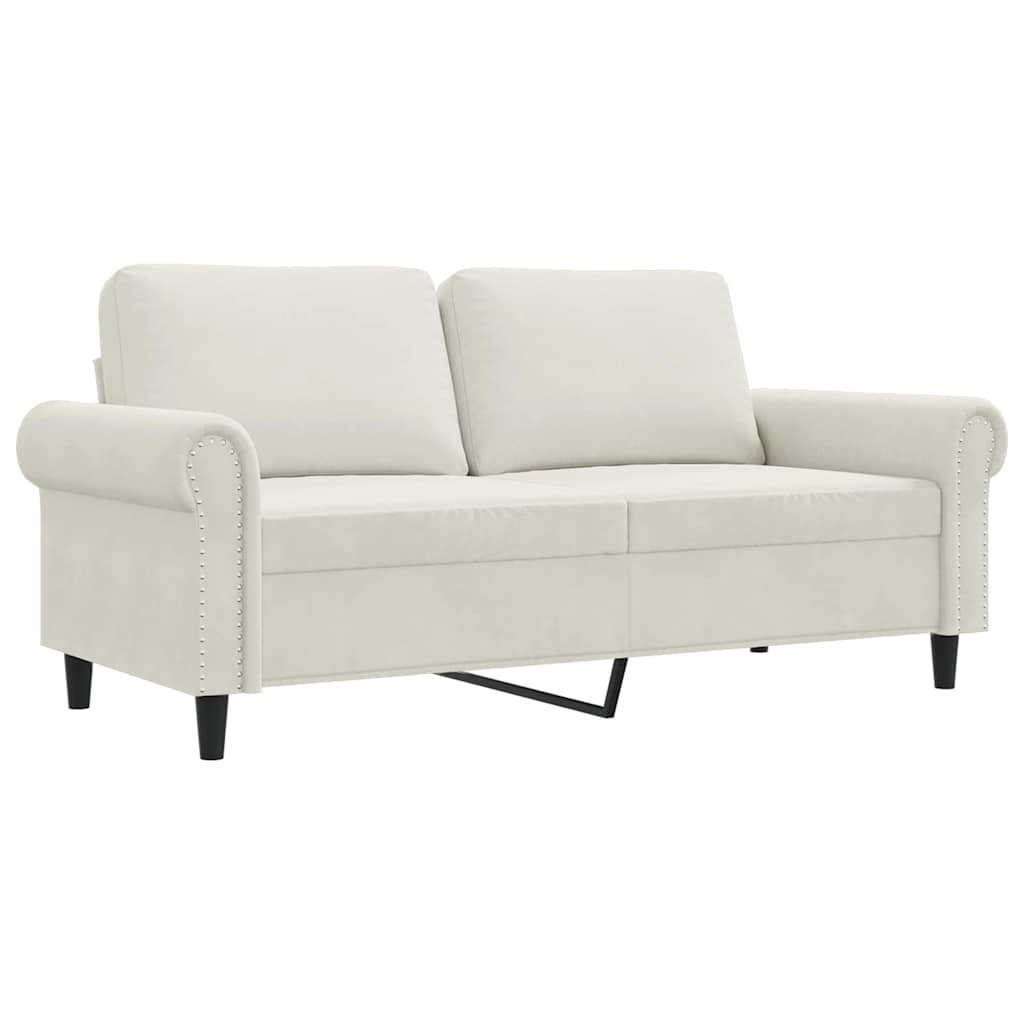 Dvosjed krem 140 cm baršunasti