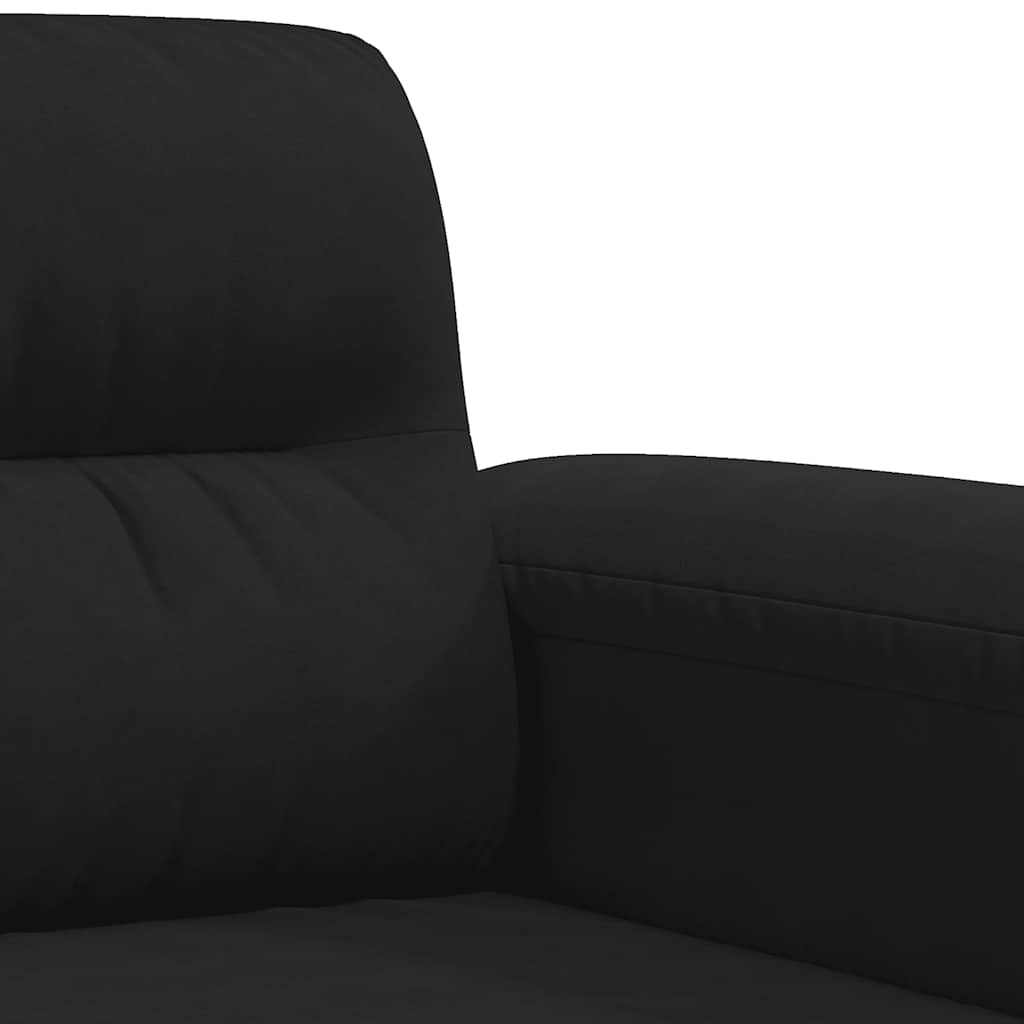 Fotelja crna 60 cm od mikrovlakana