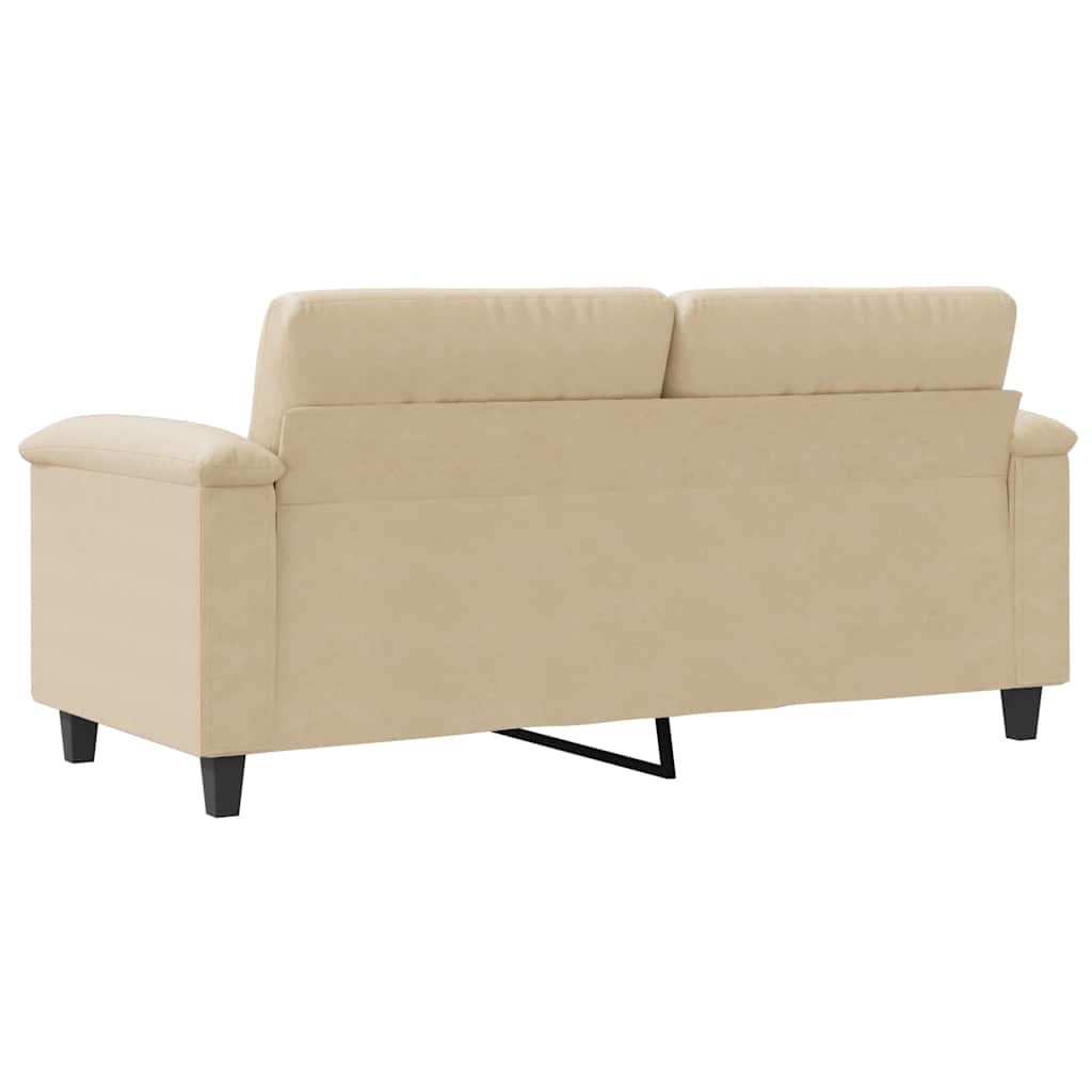 Dvosjed od tkanine krem 140 cm mikrovlakana