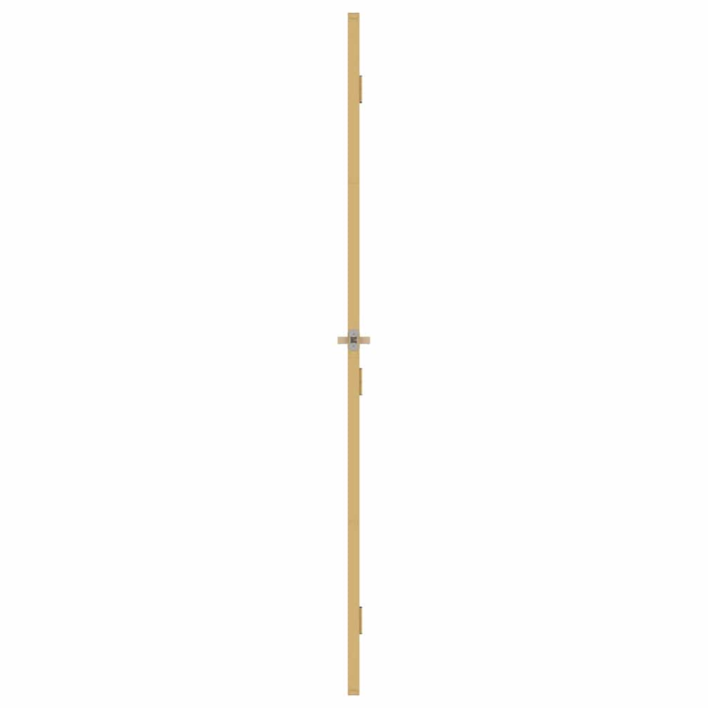 Sobna vrata tanka zlatna 93x201,5 cm kaljeno staklo i aluminij