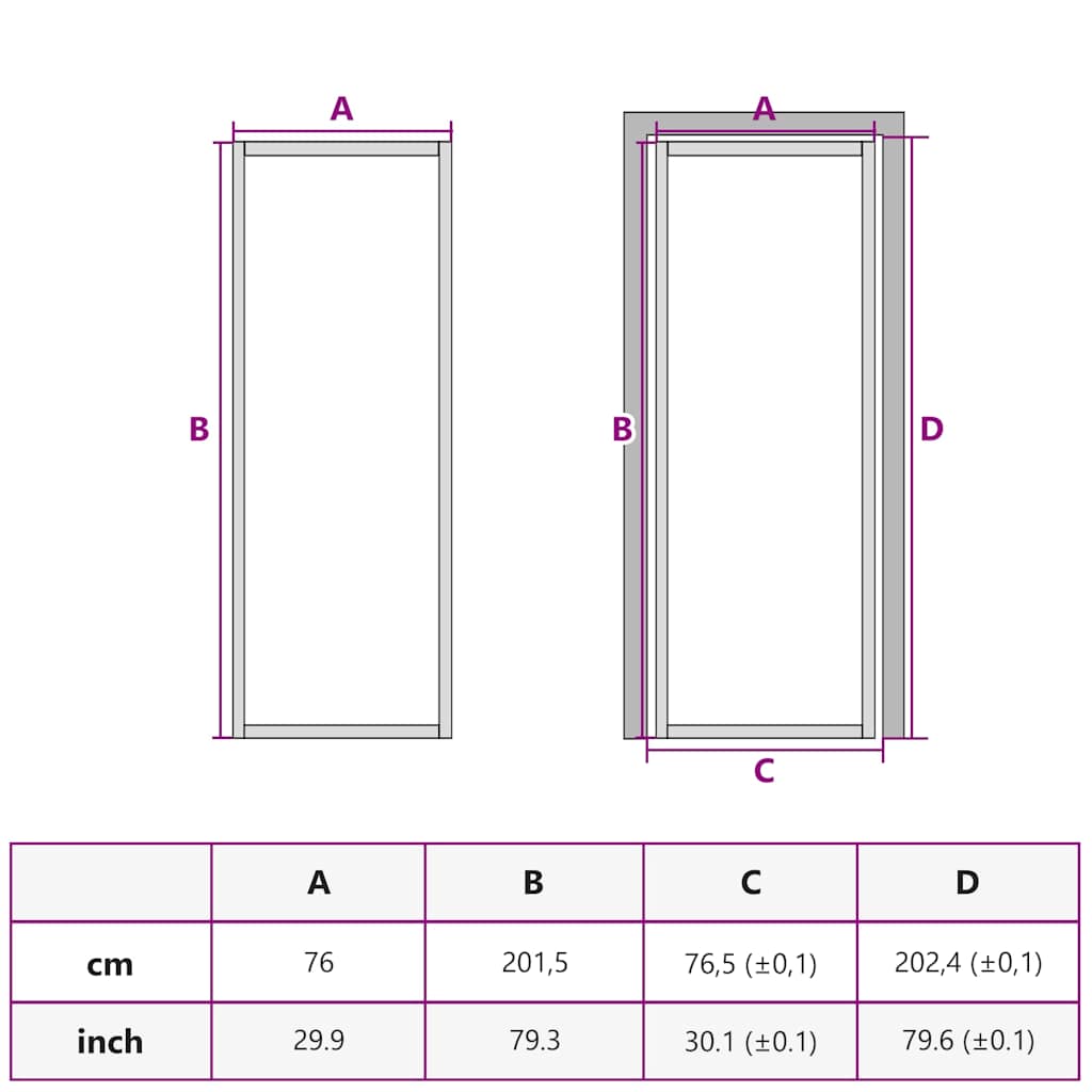 Sobna vrata tanka zlatna 76x201,5 cm kaljeno staklo i aluminij