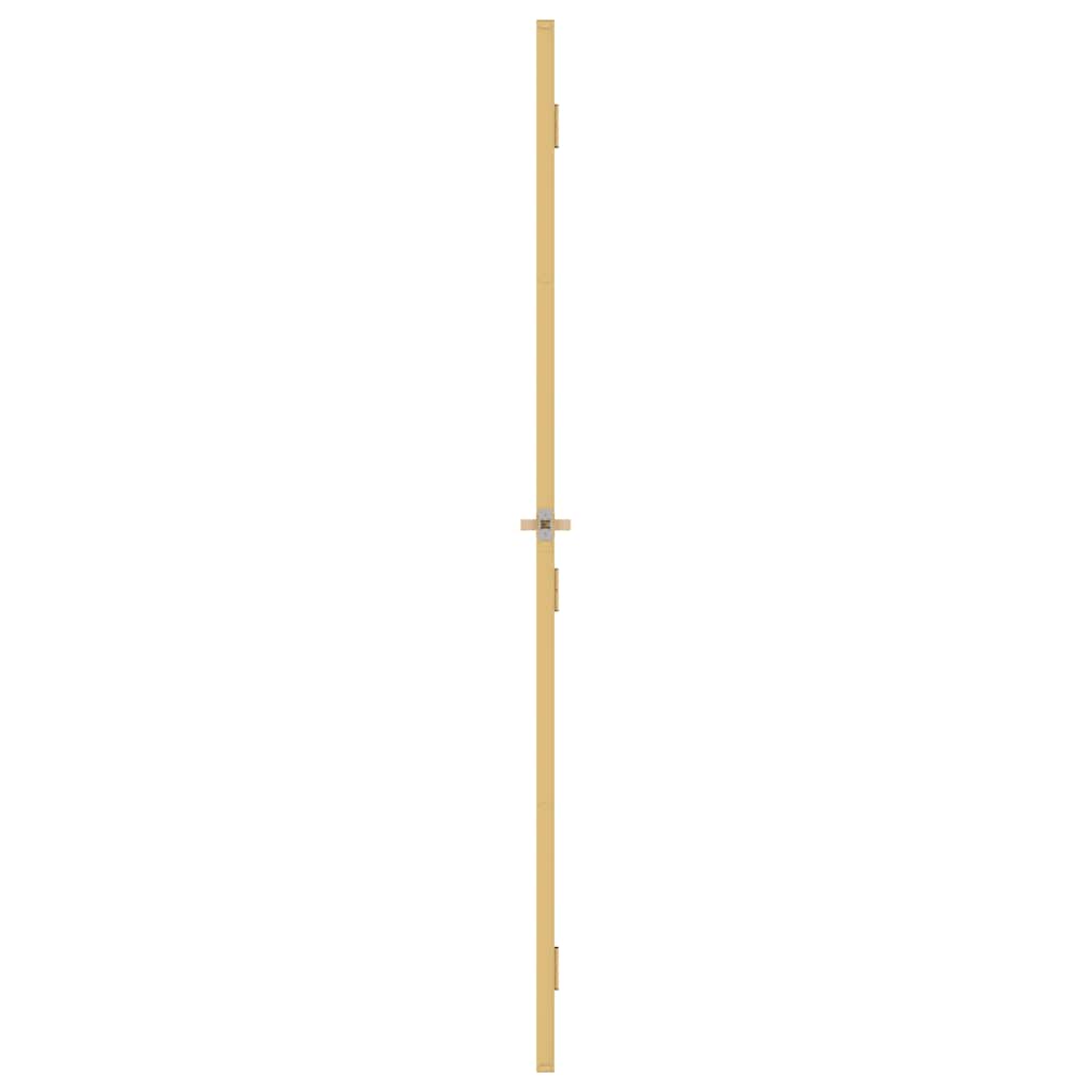 Sobna vrata tanka zlatna 76x201,5 cm kaljeno staklo i aluminij