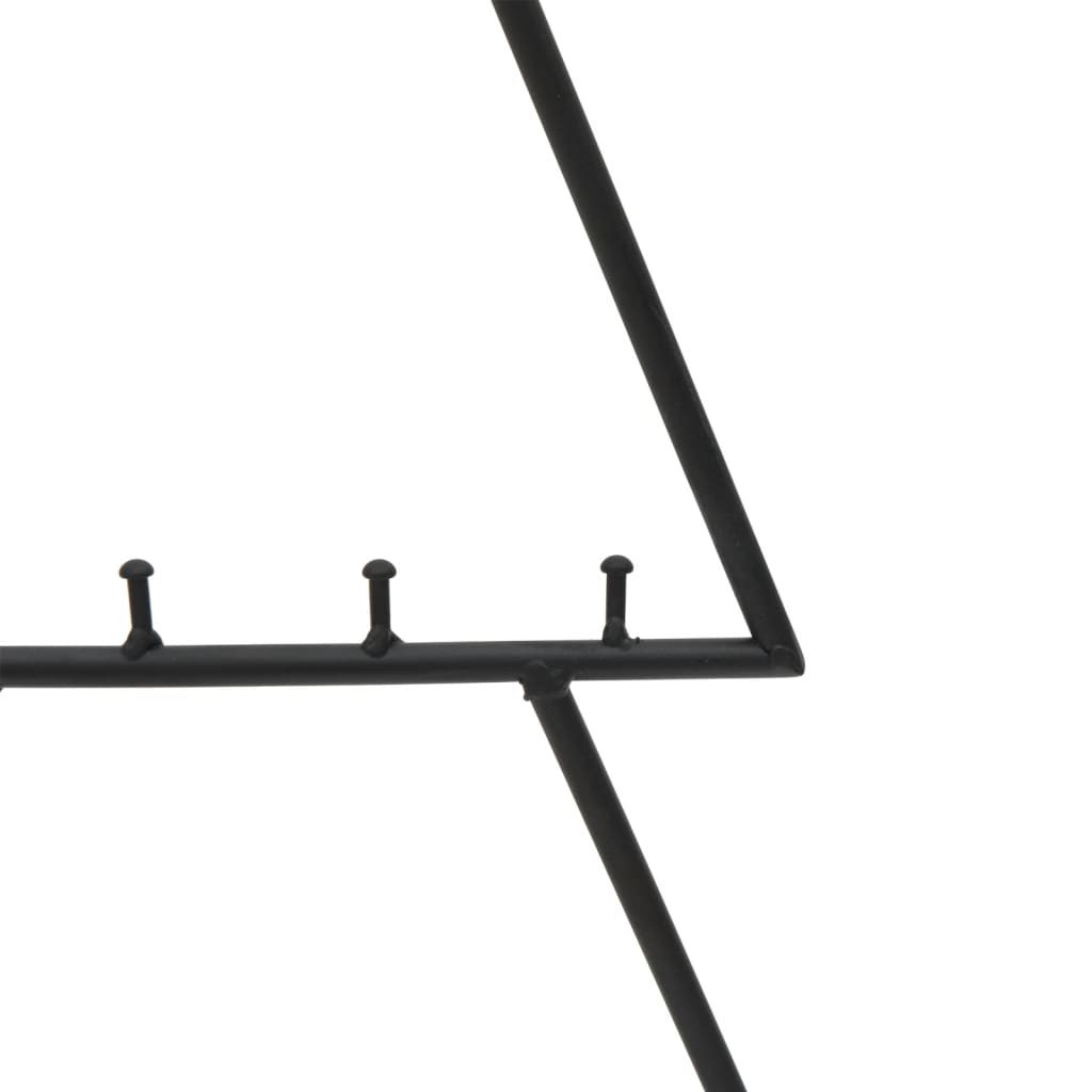 Metalno ukrasno božićno drvce crno 60 cm