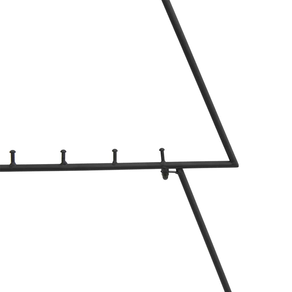 Metalno ukrasno božićno drvce crno 125 cm