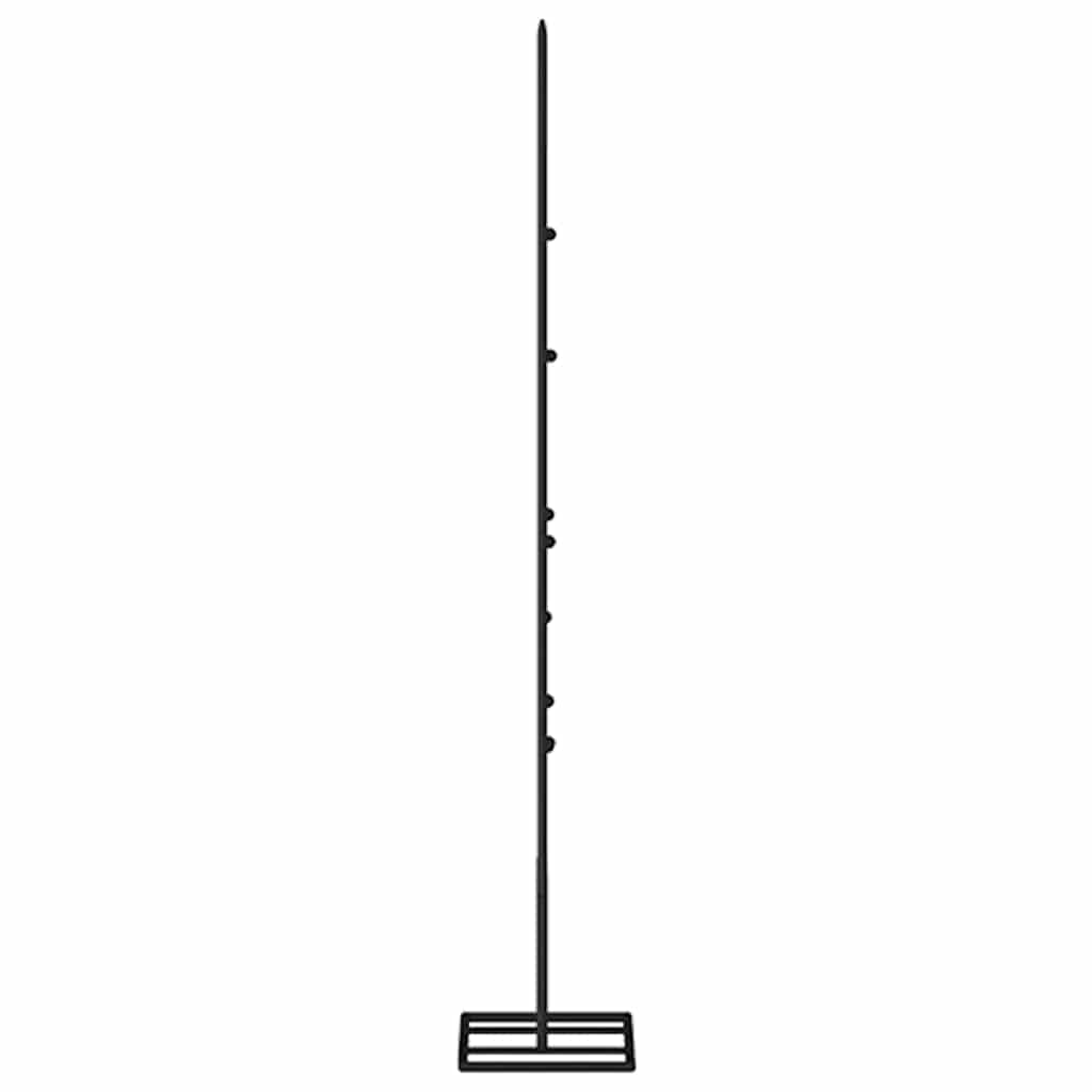 Metalno ukrasno božićno drvce crno 60 cm