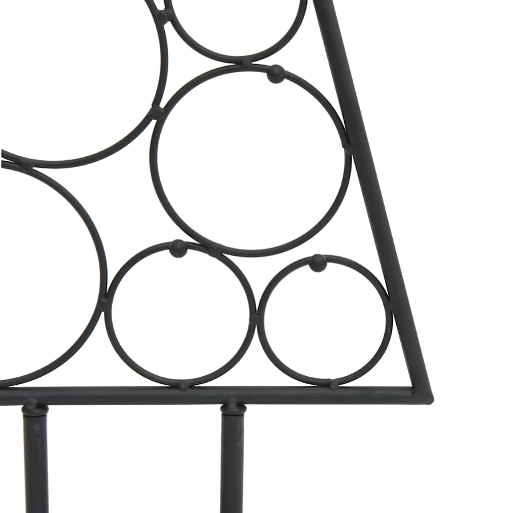 Metalno ukrasno božićno drvce crno 60 cm