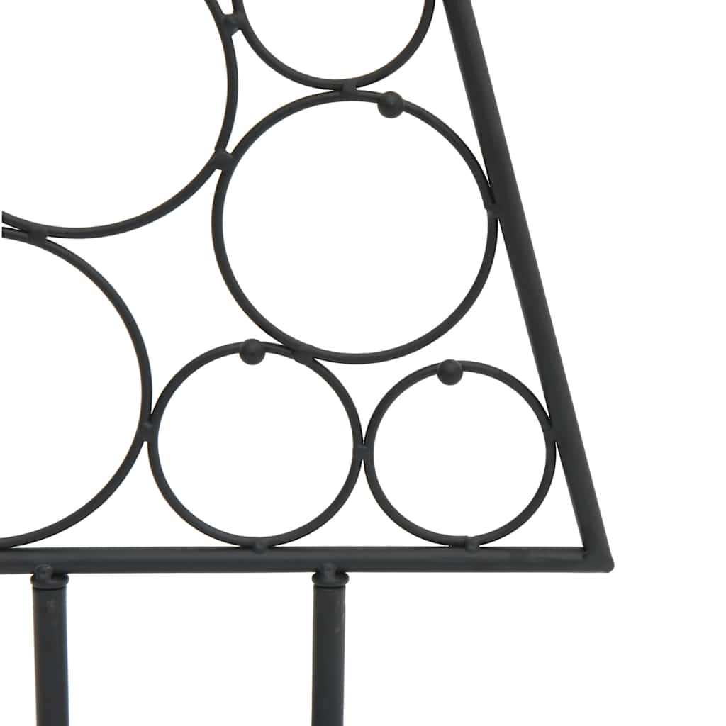 Metalno ukrasno božićno drvce crno 90 cm