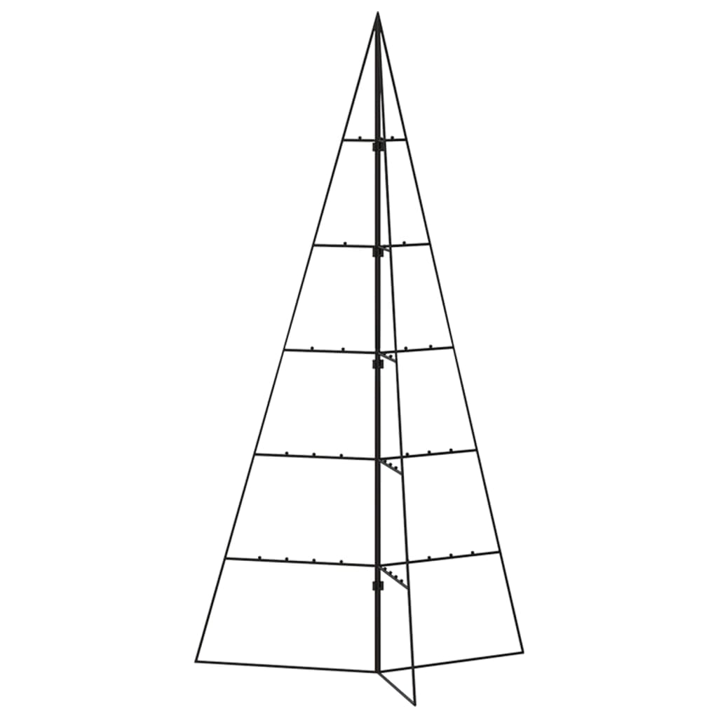 Metalno ukrasno božićno drvce crno 100 cm