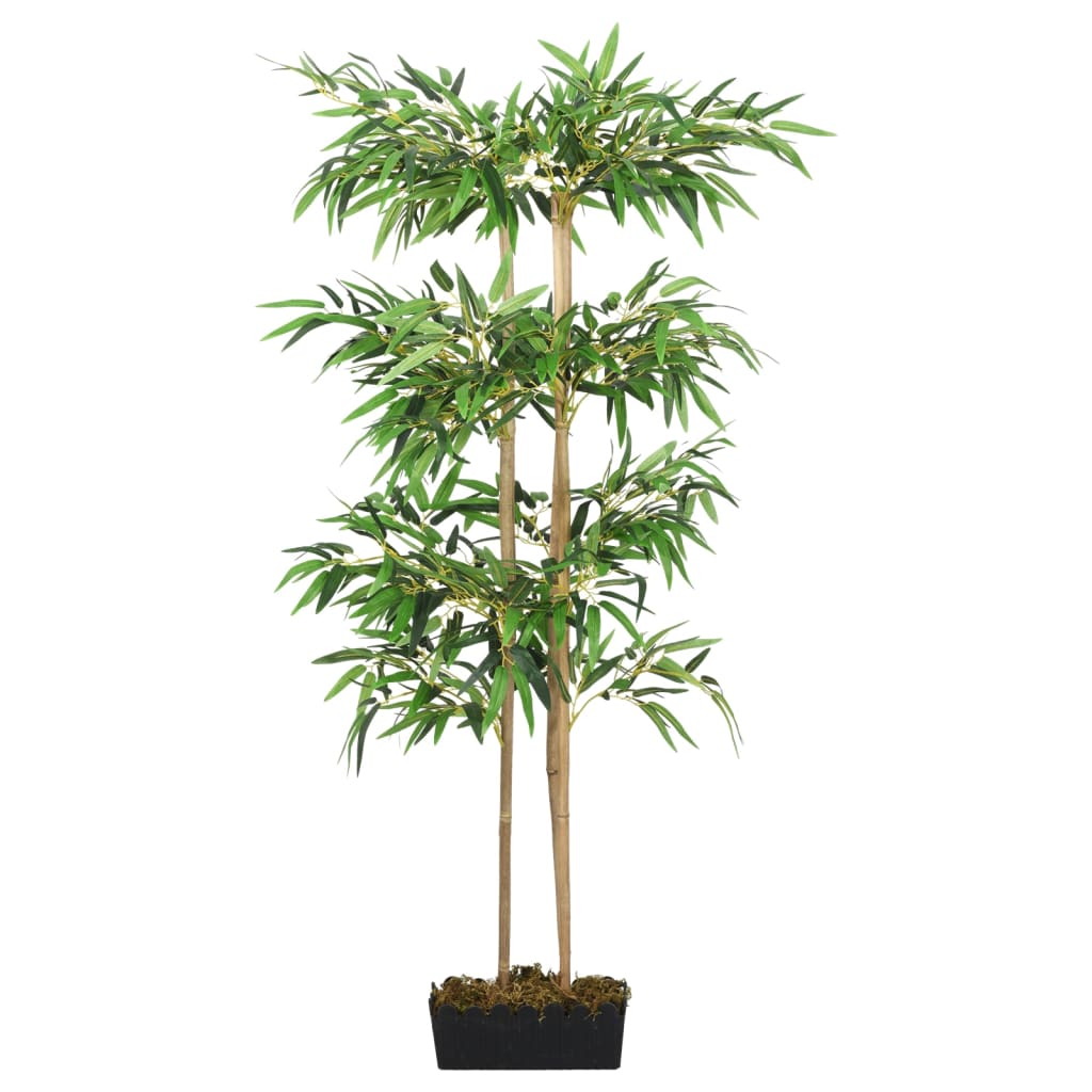 Umjetno stablo bambusa 1216 listova 180 cm zeleno