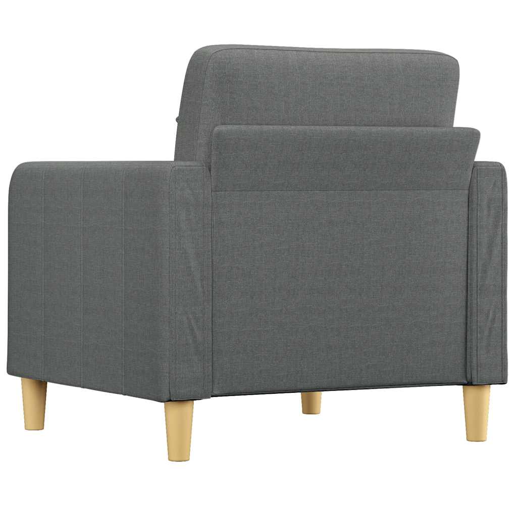 Fotelja tamnosiva 60 cm tkanina