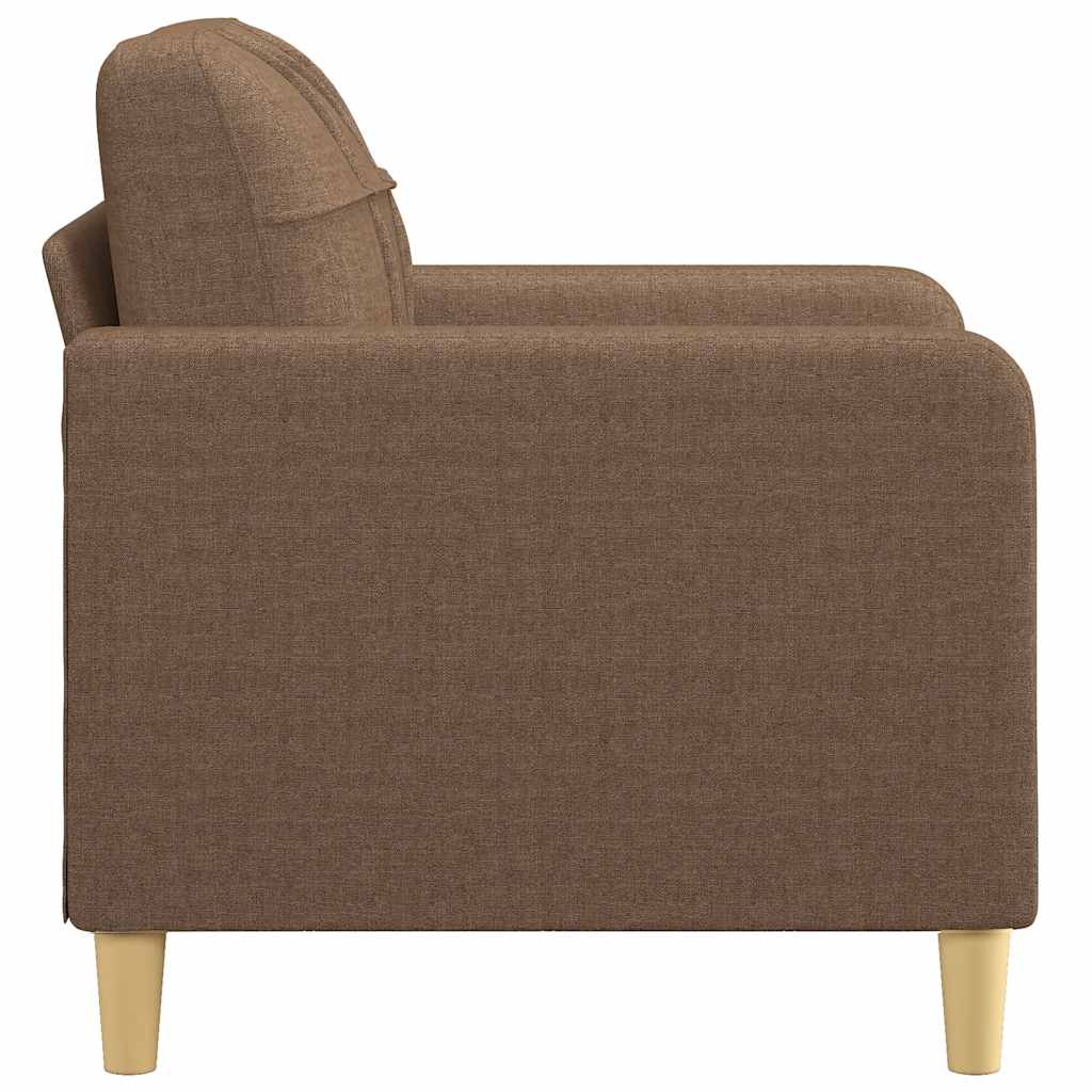 Fotelja smeđa 60 cm od tkanine