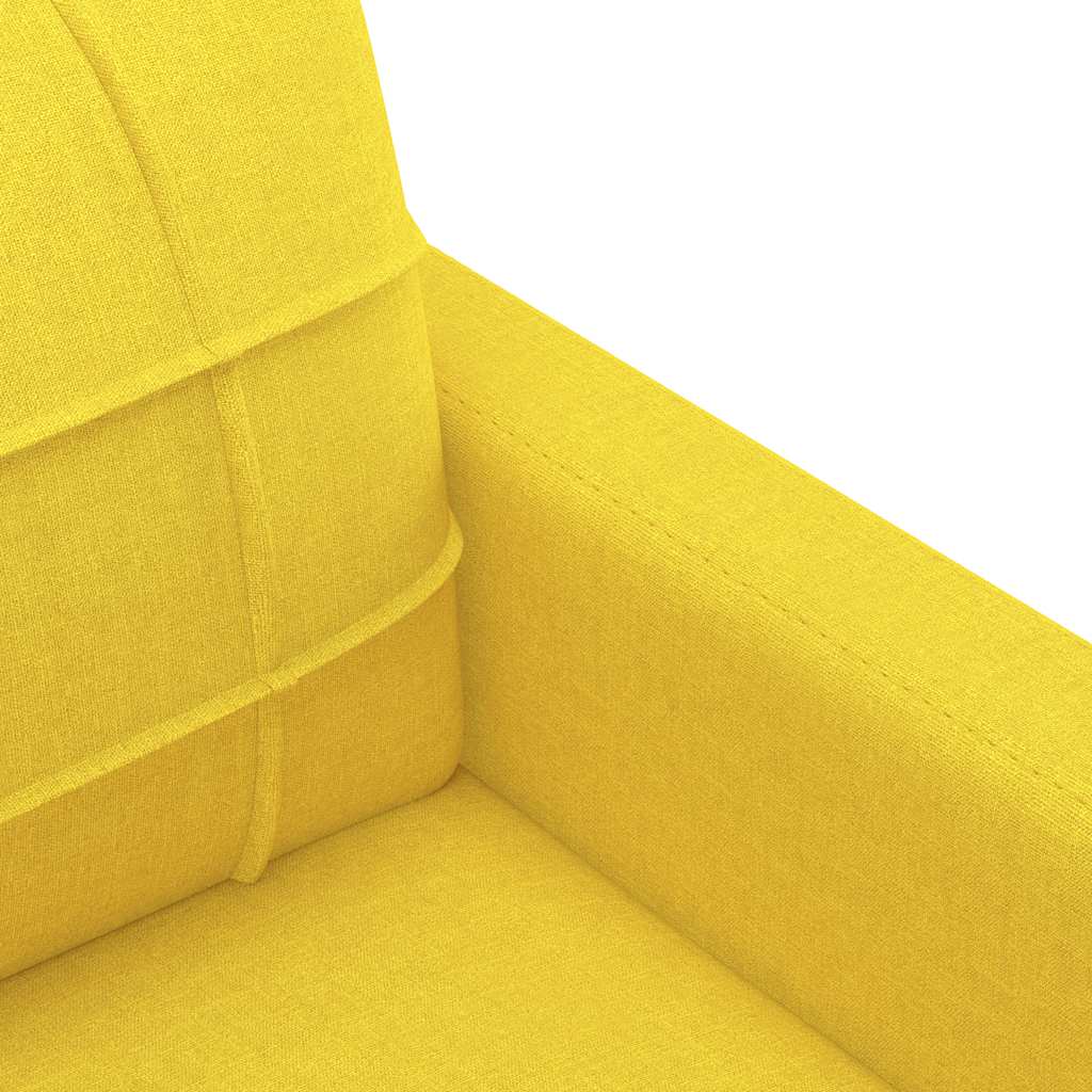 Fotelja Svjetložuta 60 cm od tkanine