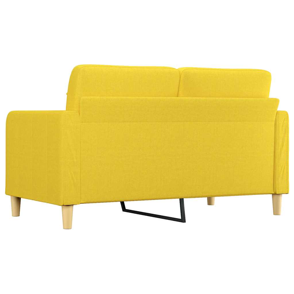 Dvosjed od tkanine svjetložuti 140 cm