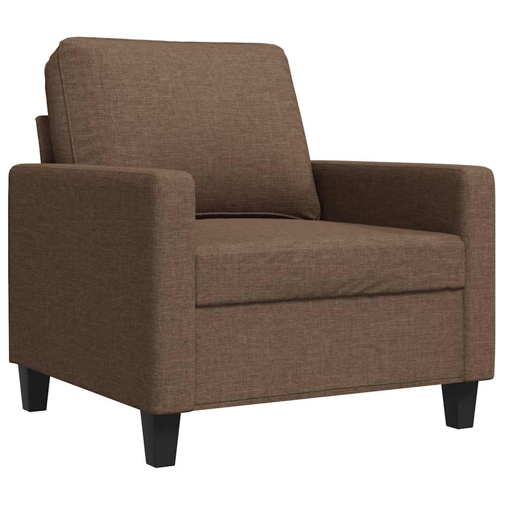 Fotelja smeđa 60 cm od tkanine