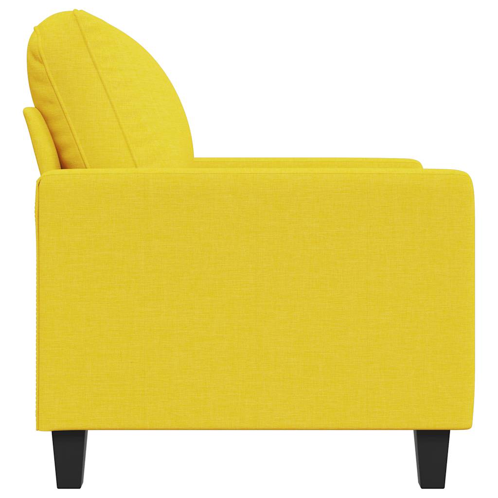 Fotelja Svjetložuta 60 cm od tkanine