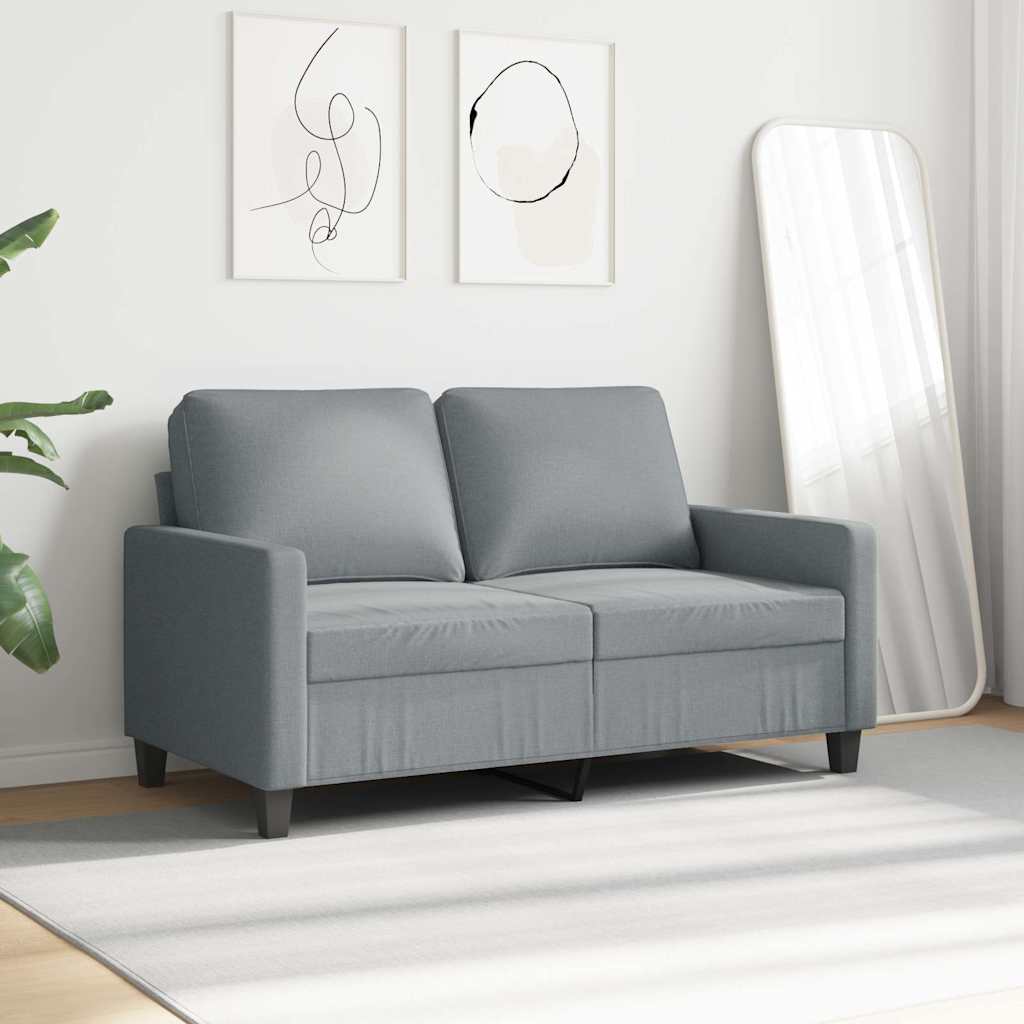 Dvosjed od tkanine svjetlosivi 120 cm