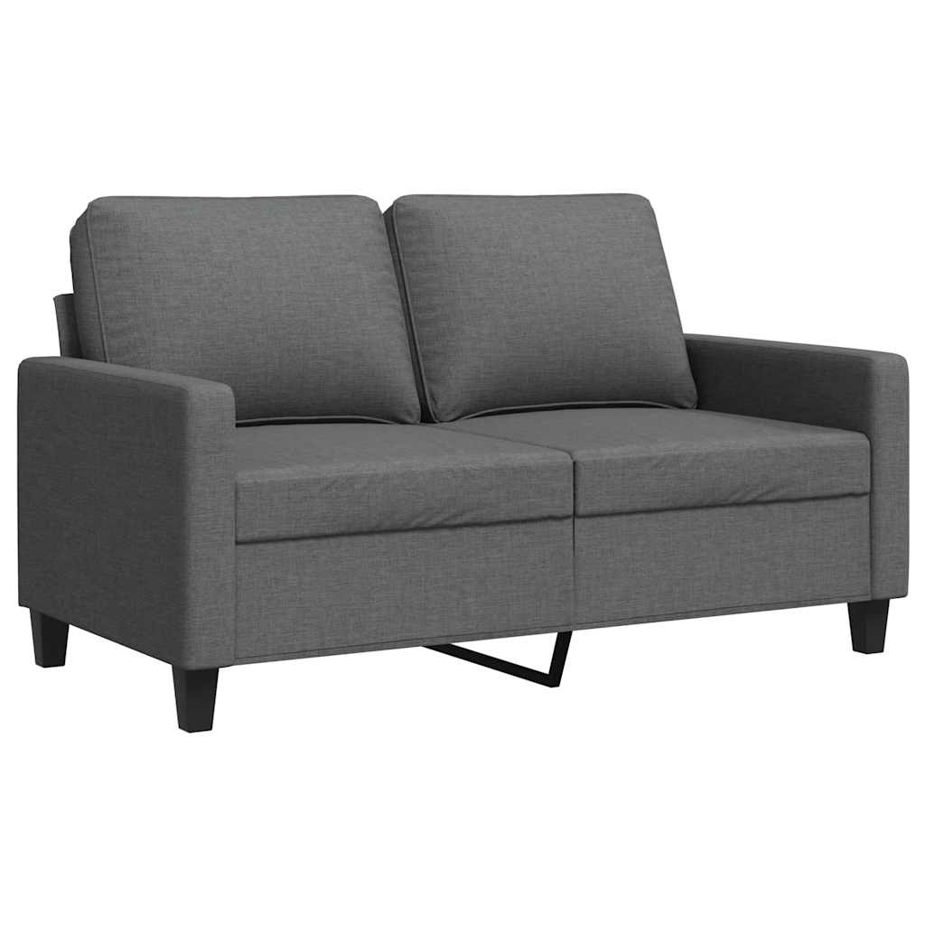 Dvosjed od tkanine tamnosivi 120 cm
