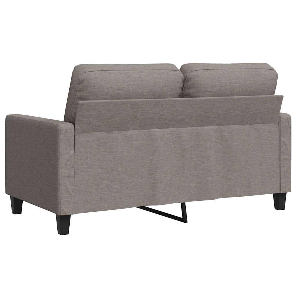 Dvosjed od tkanine smeđesivi 120 cm