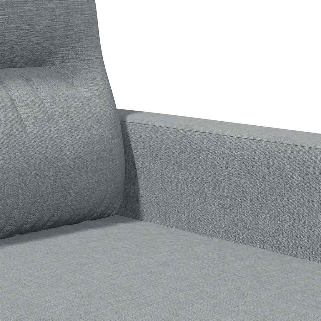 Fotelja svjetlosiva 60 cm od tkanine