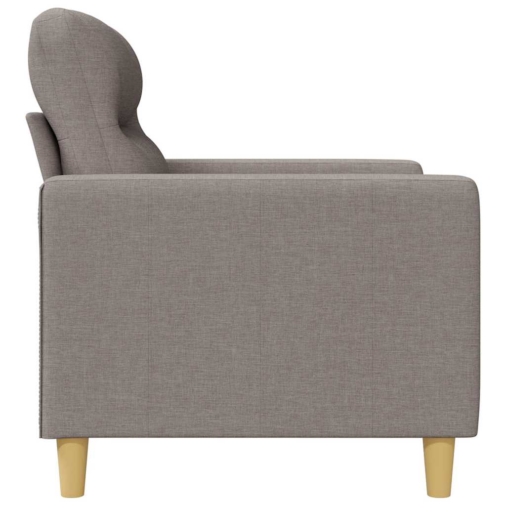 Fotelja smeđesiva 60 cm od tkanine