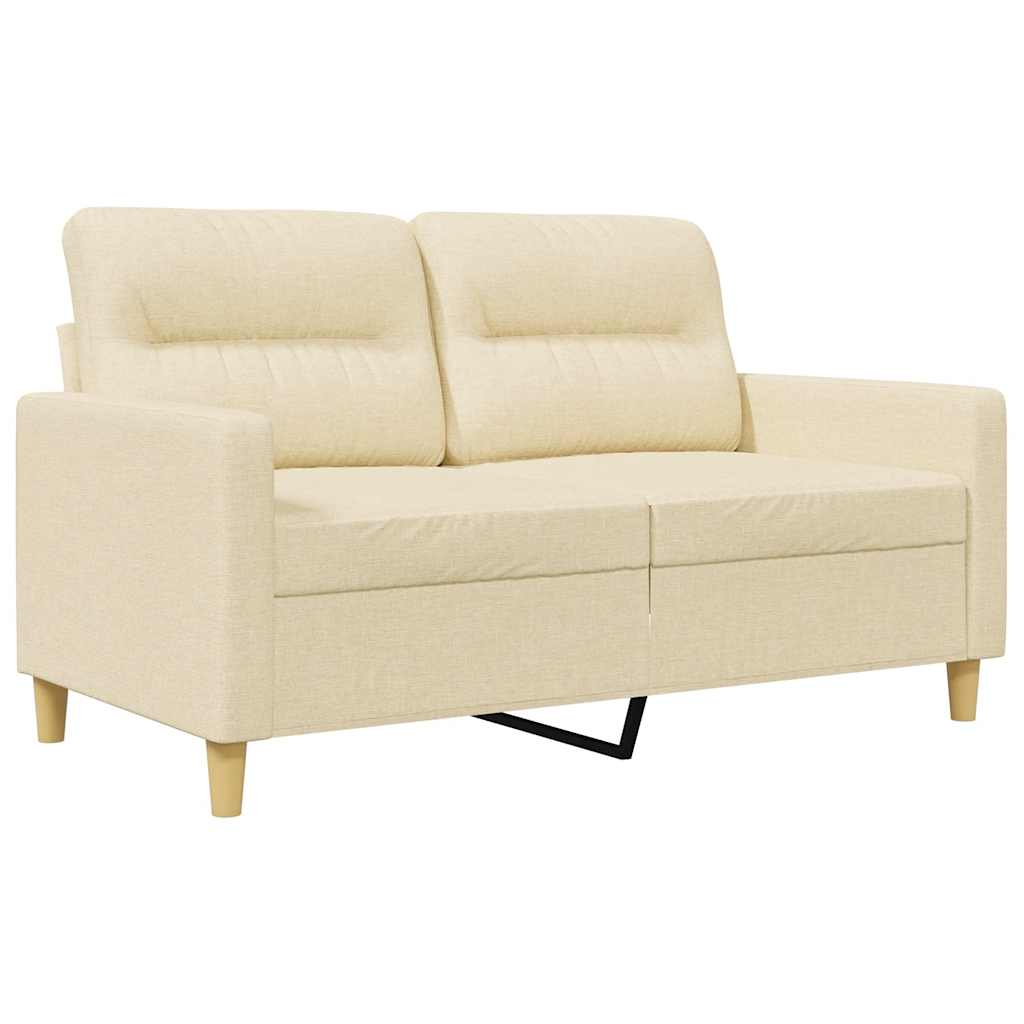 Dvosjed od tkanine krem 120 cm