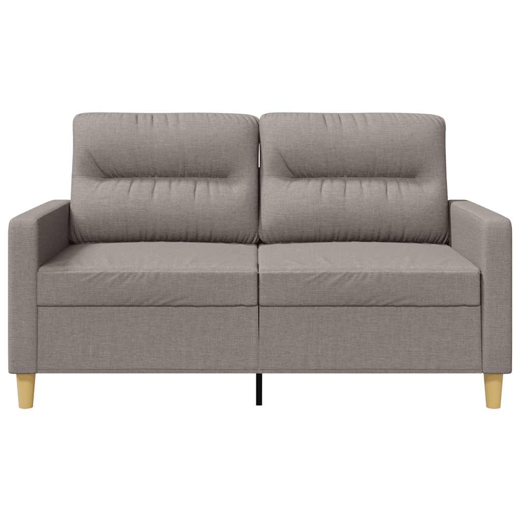 Dvosjed od tkanine smeđesivi 120 cm