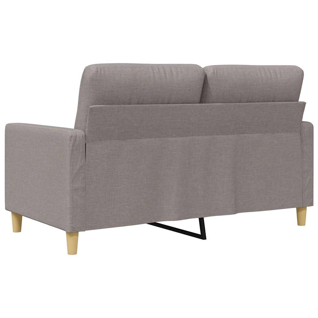 Dvosjed od tkanine smeđesivi 120 cm