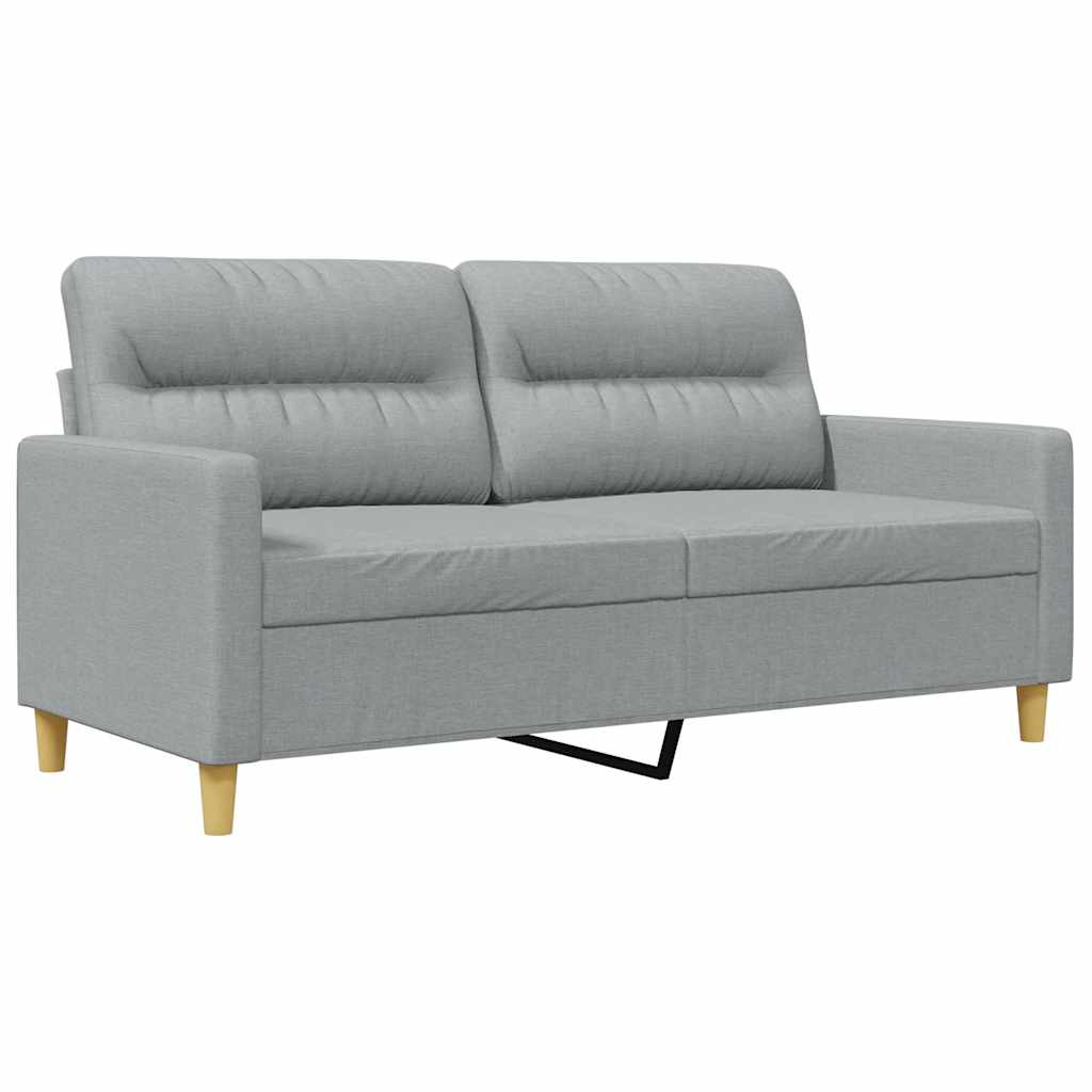 Dvosjed od tkanine svjetlosivi 140 cm