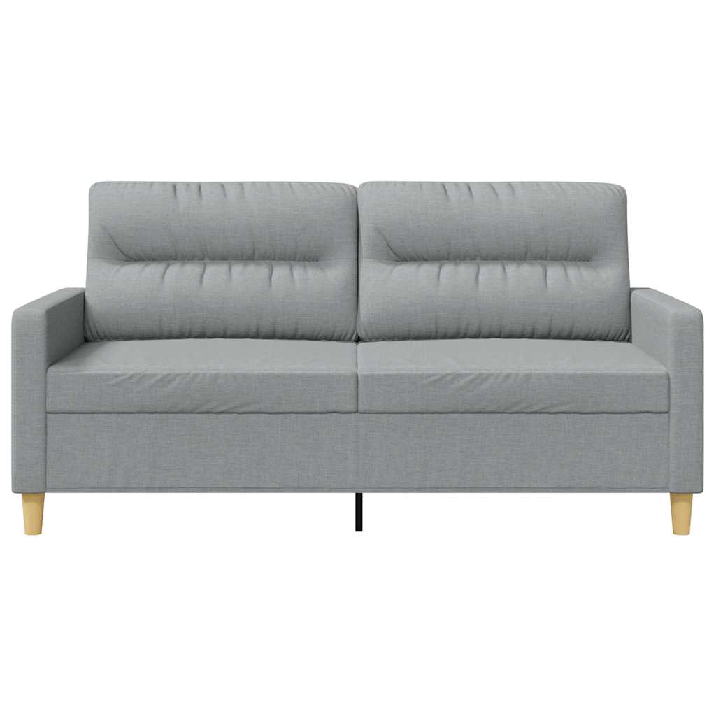 Dvosjed od tkanine svjetlosivi 140 cm
