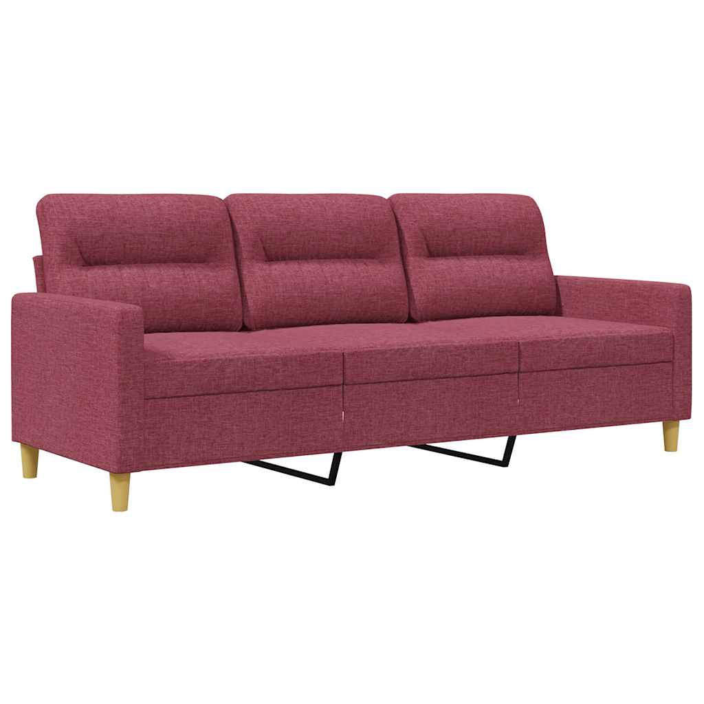 Trosjed od tkanine crvena boja vina 180 cm