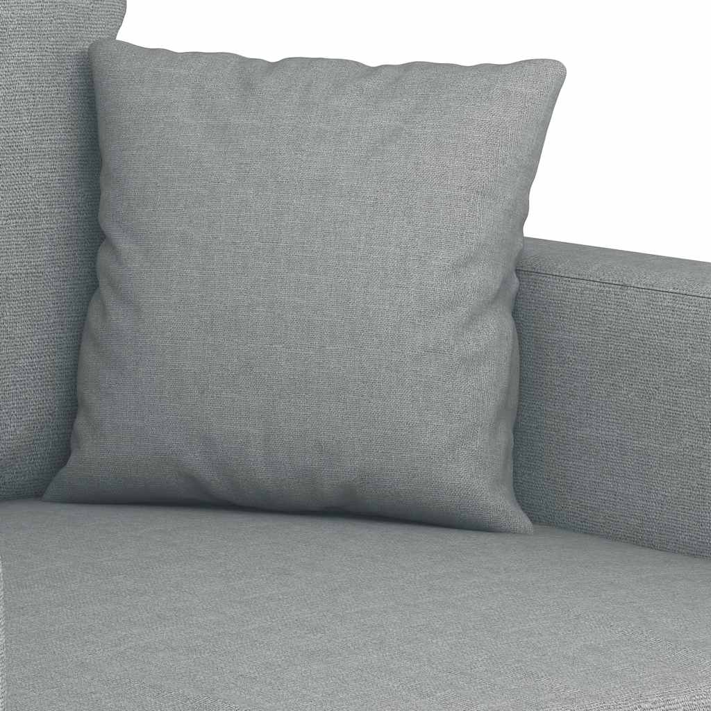 Fotelja svjetlosiva 60 cm od tkanine