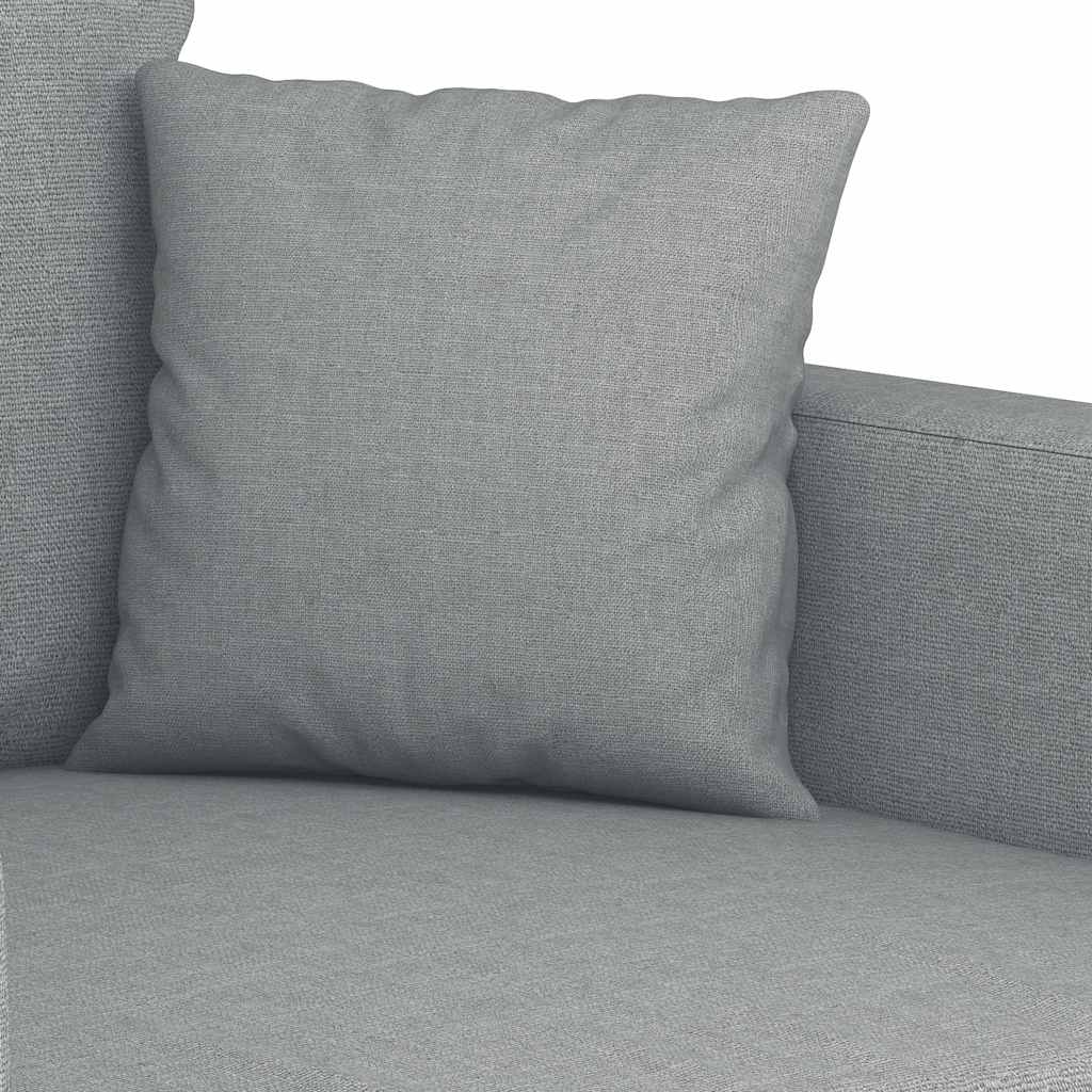 Dvosjed od tkanine svjetlosivi 120 cm
