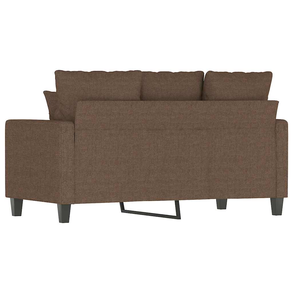 Dvosjed od tkanine smeđi 120 cm