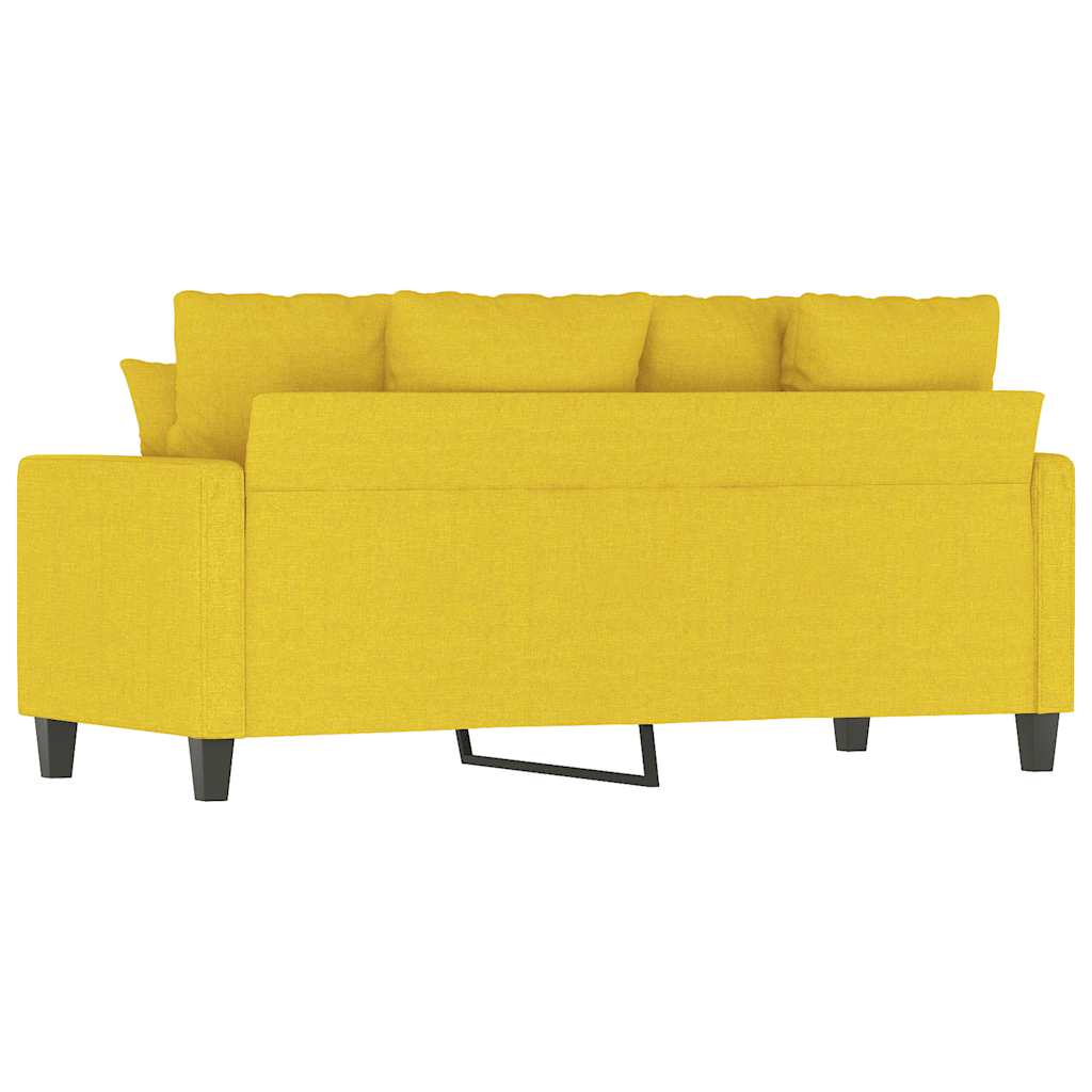 Dvosjed od tkanine svjetložuti 140 cm