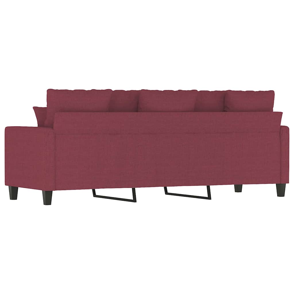 Trosjed od tkanine crvena boja vina 180 cm