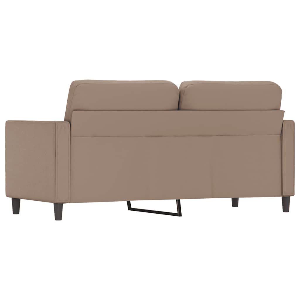 Dvosjed od tkanine cappuccina 140 cm od umjetne kože