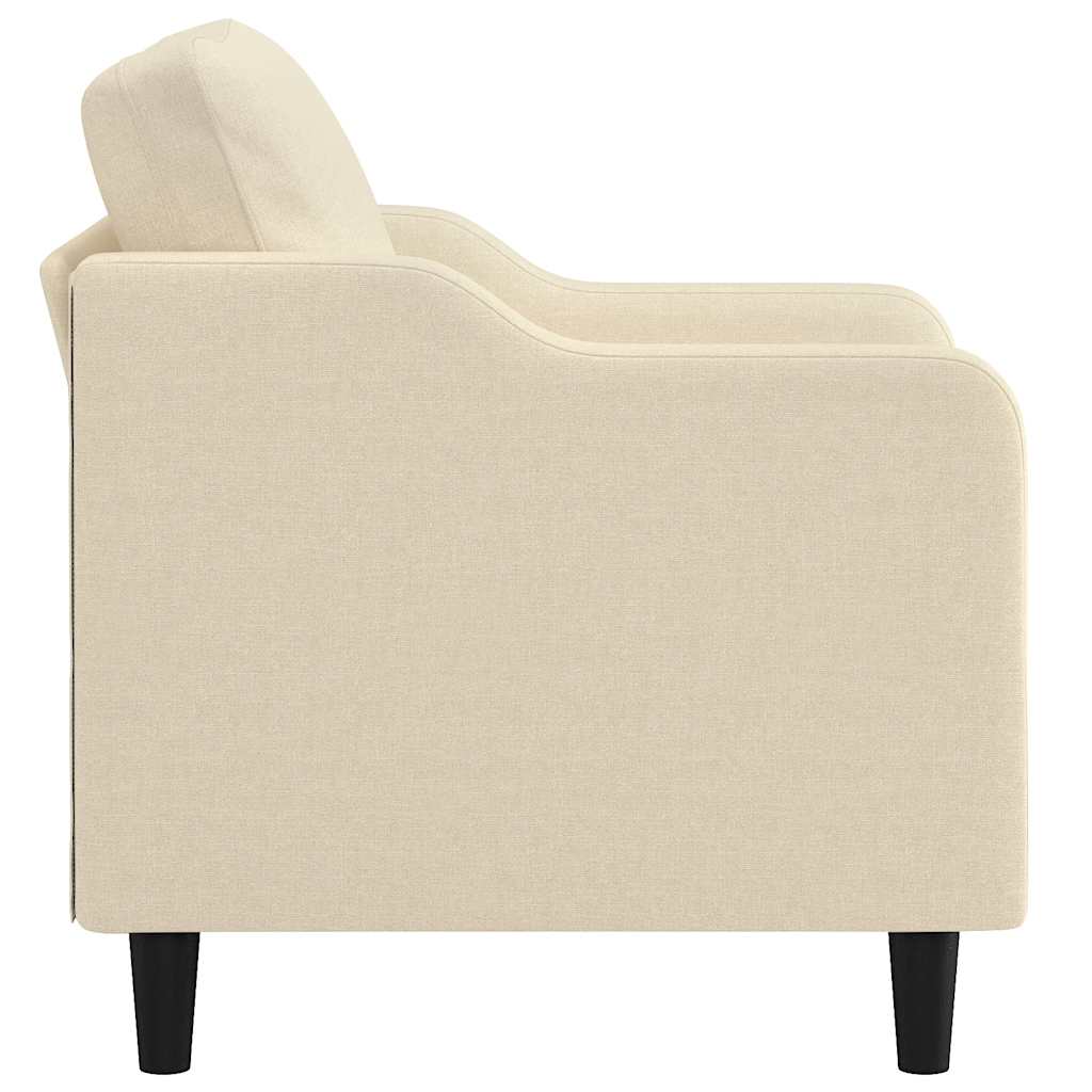Fotelja krem 60 cm Tkanina