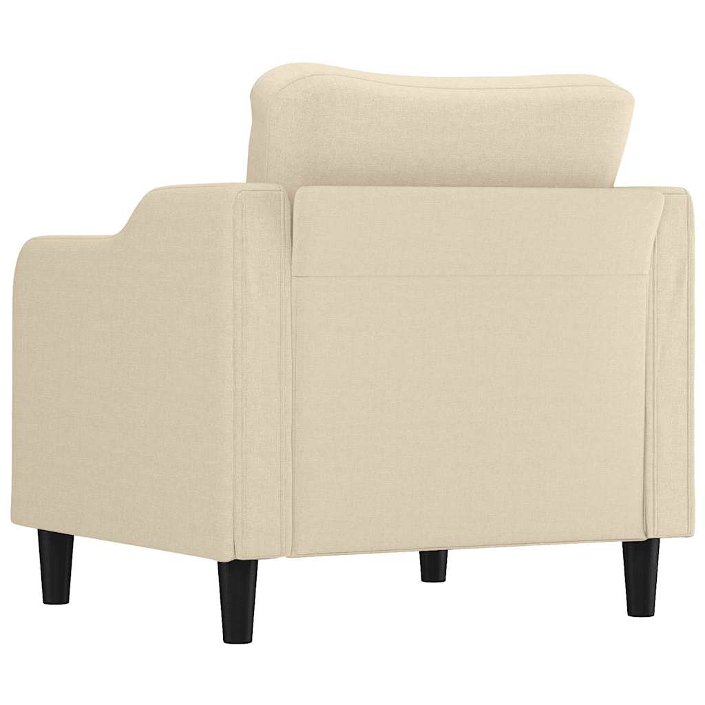 Fotelja krem 60 cm Tkanina