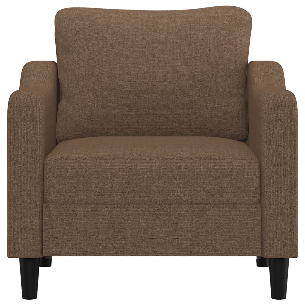 Fotelja smeđa 60 cm od tkanine