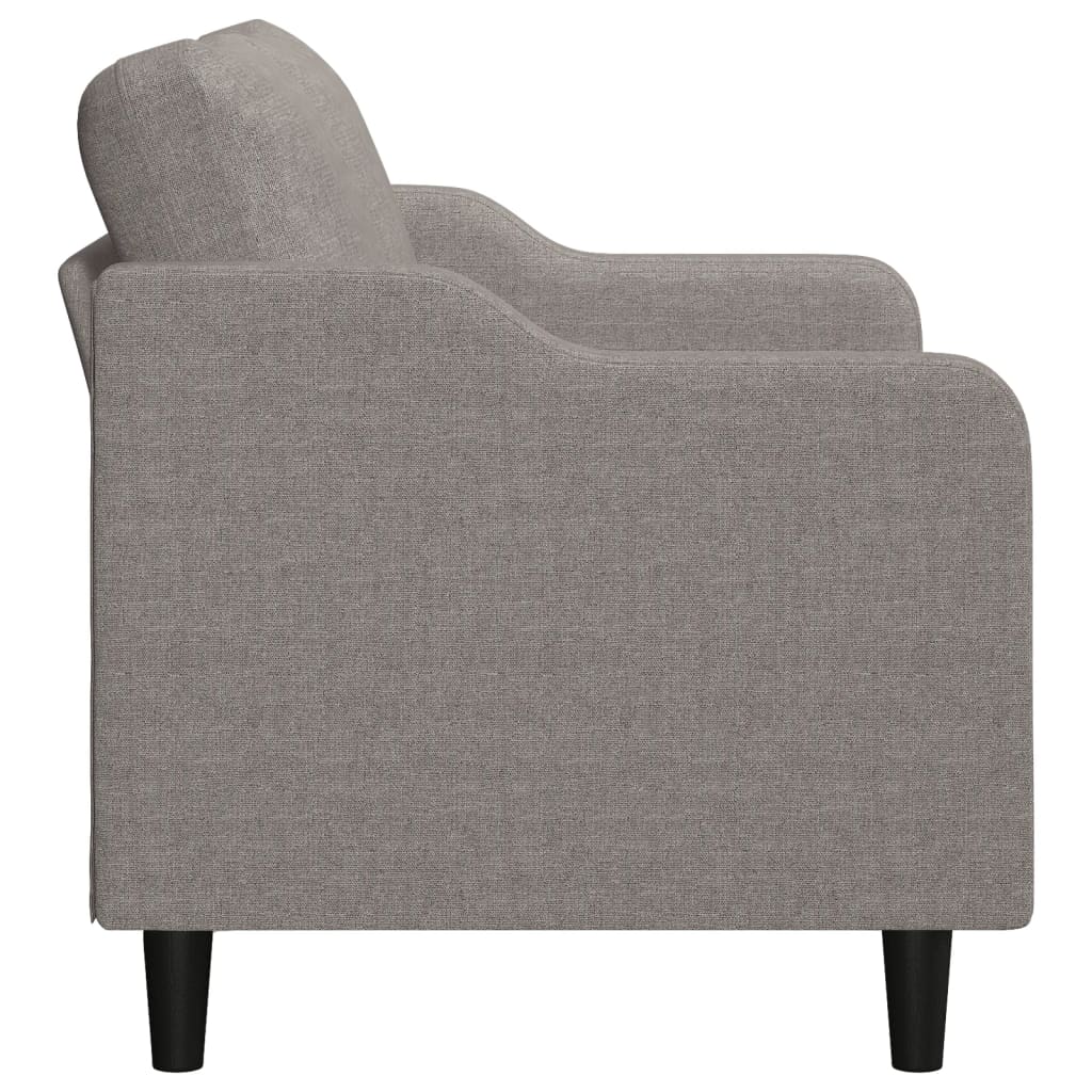 Dvosjed od tkanine smeđesivi 120 cm